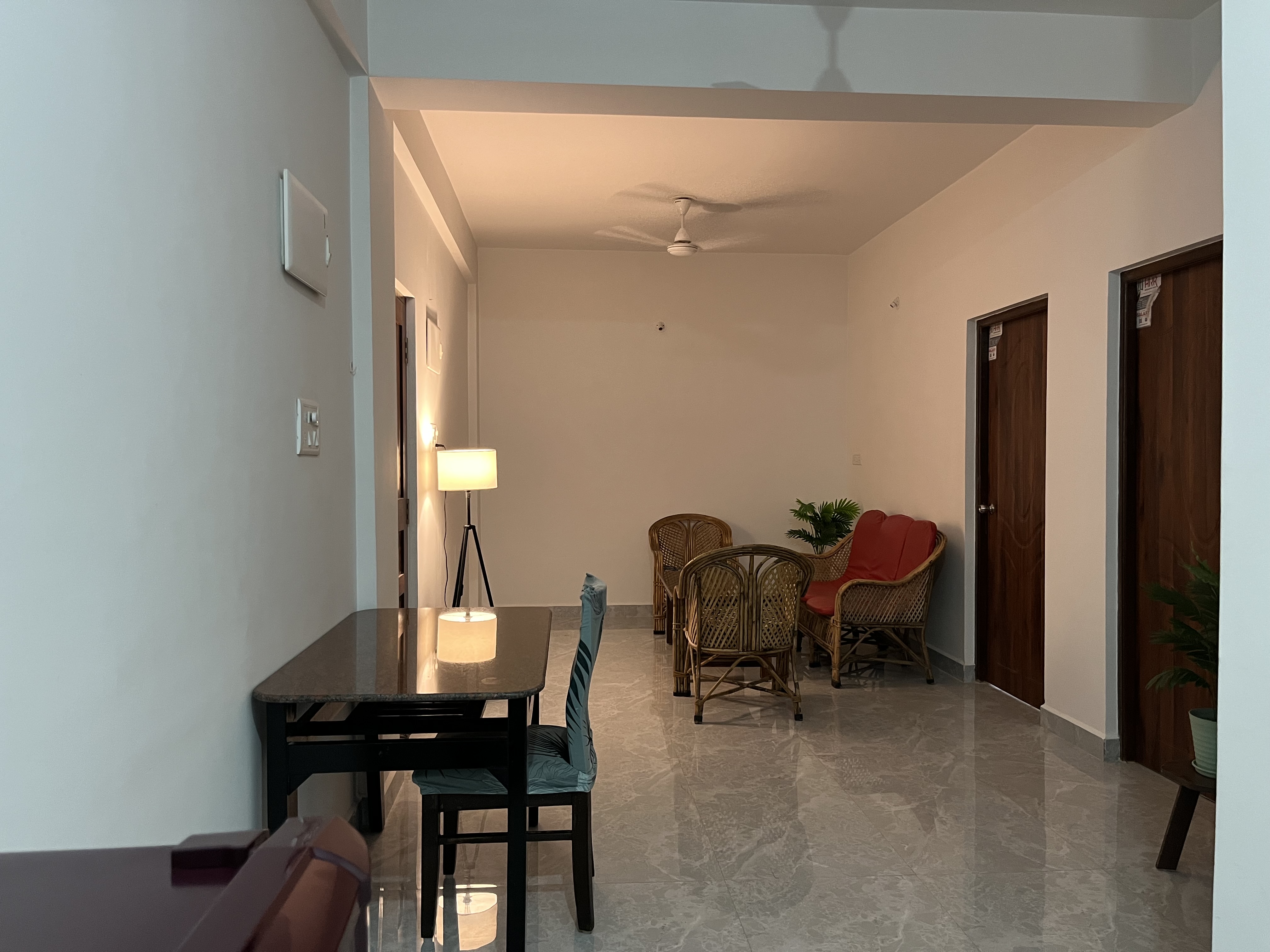Apartment balcony and room at The Ashvem Horizon